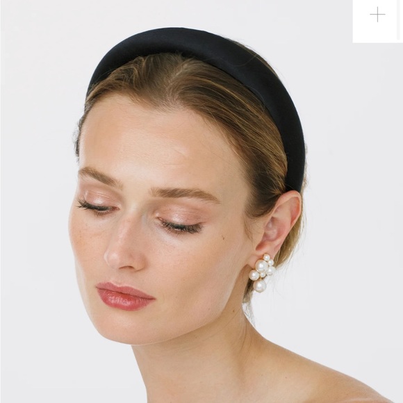 Jennifer Behr Tori Headband in Satin - Picture 4 of 9